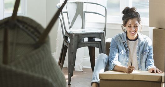 préparation des cartons pour déménagement