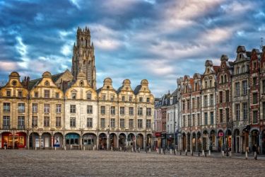 Vue sur la place d'Arras

