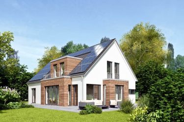 Jardin d'une maison neuve