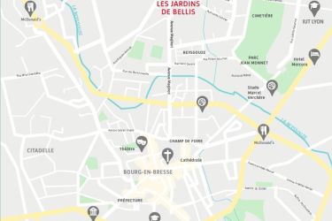 Plan de la résidence Les Jardins Bellis Nexity 