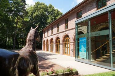 Vue centre équestre à Roncq 