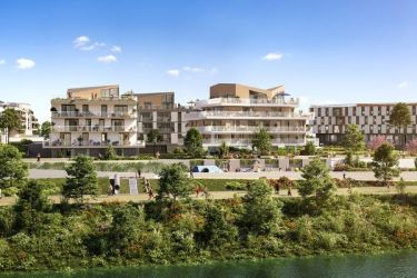 Extérieur de la résidence neuve Nexity Plaisance à Orléans