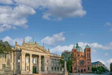 Vue sur le quartier de la Roberstau à Strabourg, idéal pour se lancer dans l'investissement immobilier