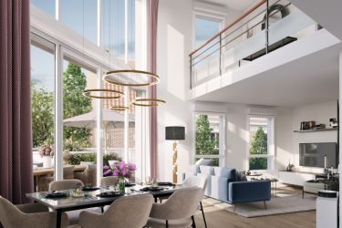 Intérieur de la résidence Nexity à Nogent-sur-Marne