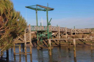 Pont en bois à Nieul sur Mer