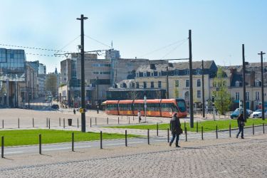 Quartier moderne du Mans et ses transports