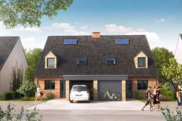 Allée de maisons individuelles