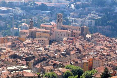 ville de carros vue du ciel