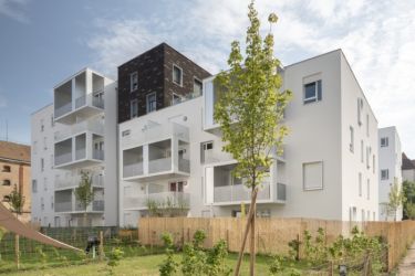 Façade de la résidence Quartz