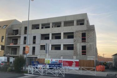 Aperçu des travaux de la résidence Le 135 Sautel à La Rochelle