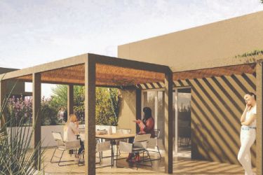 Terrasse d'une maison