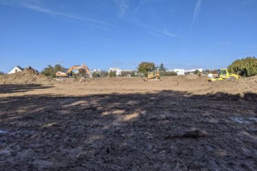 Photo du chantier de la résidence Parc'coeur à Tours
