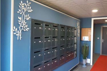 Entrée de la résidence Côté Parc 