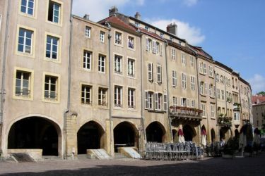 Centre-ville de Metz, ville où l'investissement locatif est en pleine croissance
