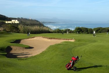 Parcours de golf au Pays Basque face à la mer