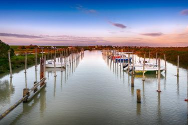 Vue sur le port de Nieul-sur-mer