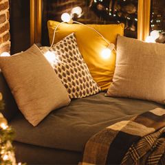 salon décoré pour noël