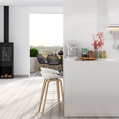 cuisine équipée et décorée